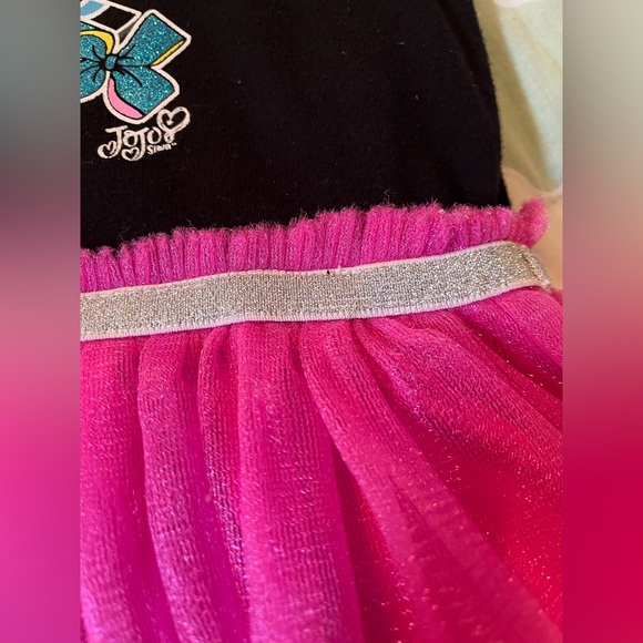 JoJo Siwa Bowtastic Black & Pink Tutu Dress size 7/8 - Picture 4 of 7